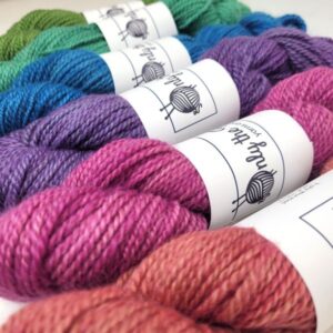 Hand-dyed Alpaca/Wool Yarn (worsted wt)