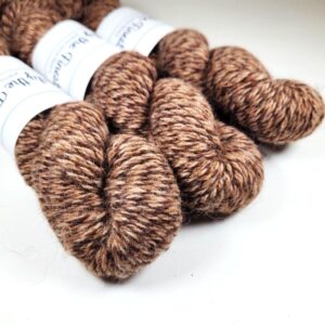 Natural Tri-Color Alpaca Yarn (3-ply Aran)