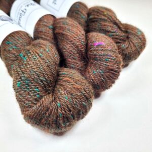 Natural Alpaca/Sari Silk Yarn (3-ply Worsted)
