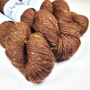 Natural Alpaca/Sari Silk Yarn (3-ply Worsted)