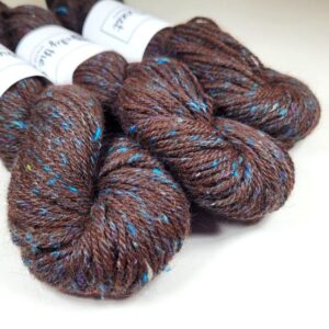 Natural Alpaca/Sari Silk Yarn (3-ply Worsted)